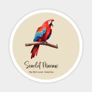 Scarlet Macaw - The Bird Lover Collection Magnet